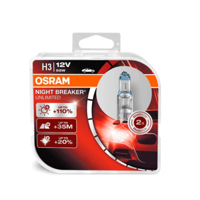Галогеновые лампы Osram Night Breaker Unlimited H3